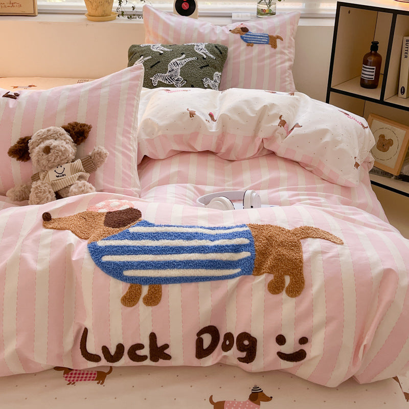 Premium Cotton Embroidery Bedding Set