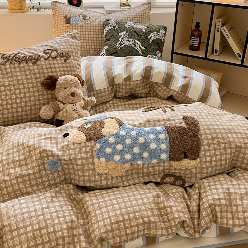 Premium Cotton Embroidery Bedding Set
