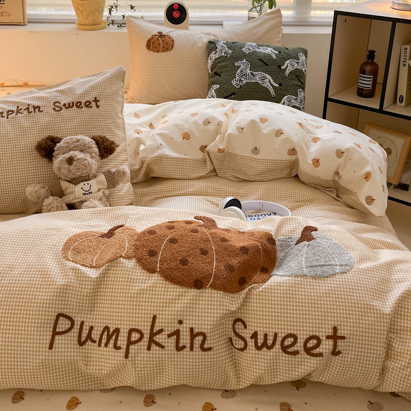 Premium Cotton Embroidery Bedding Set