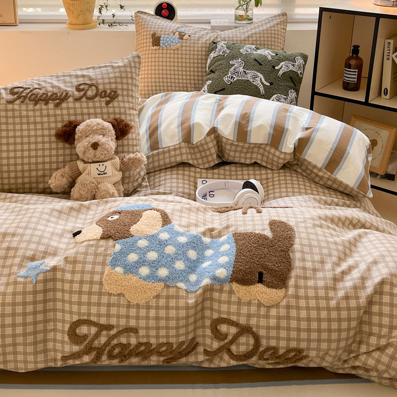 Premium Cotton Embroidery Bedding Set