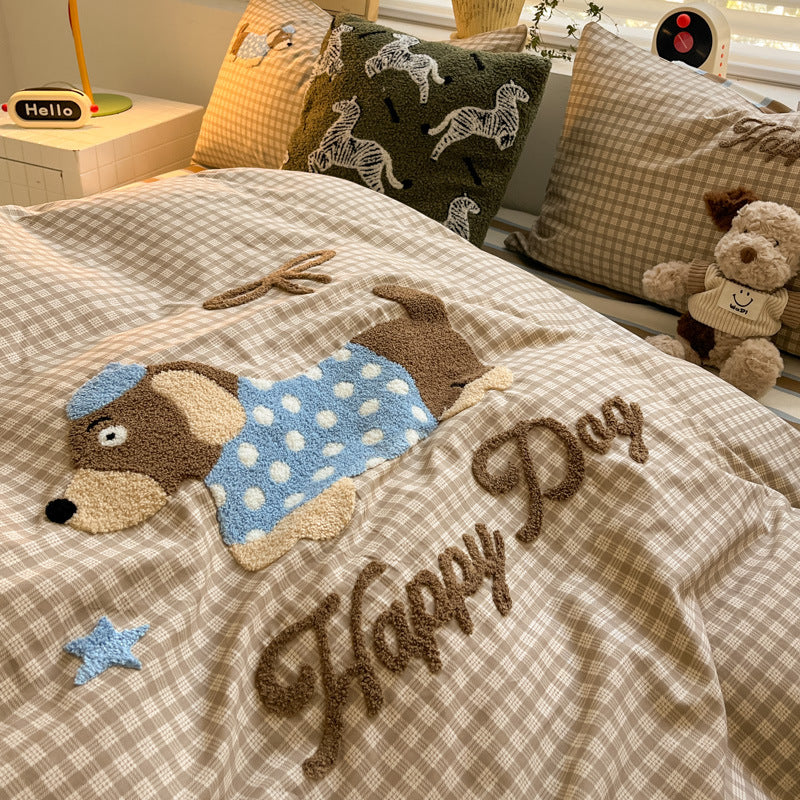 Premium Cotton Embroidery Bedding Set