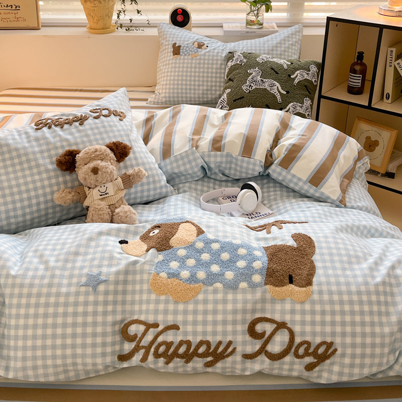 Premium Cotton Embroidery Bedding Set