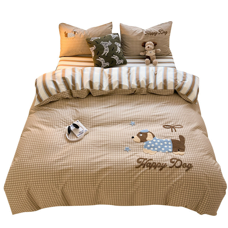 Premium Cotton Embroidery Bedding Set