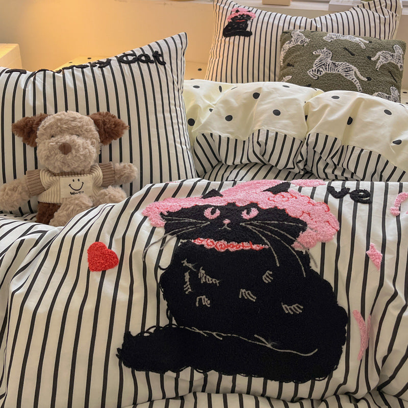 Premium Cotton Embroidery Bedding Set