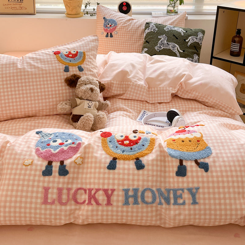 Premium Cotton Embroidery Bedding Set